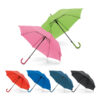 Guarda-chuva em poliéster com pega revestida em borracha. Abertura automática. Tamanho: ø1040 mm | 830 mm.