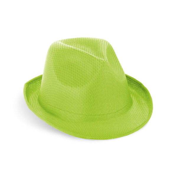 Chapéu em PP, disponível em várias cores. Fita não incluída. Tamanho: 58