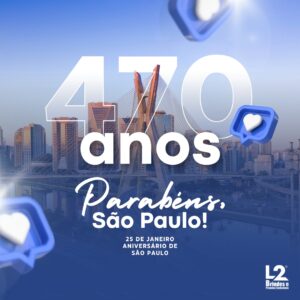Hoje, 25 de janeiro de 2024, as luzes da nossa amada São Paulo brilham ainda mais intensamente. Celebraremos mais um aniversário dessa metrópole pulsante, cheia de vida e cultura. São Paulo completa mais um capítulo, somando experiências, conquistas e, claro, muitas histórias para contar.